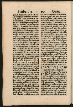 Da enpfieng sy das hochwirdig Sacrament.