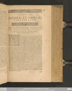 [Explicationes in libros Michae et Nahum]