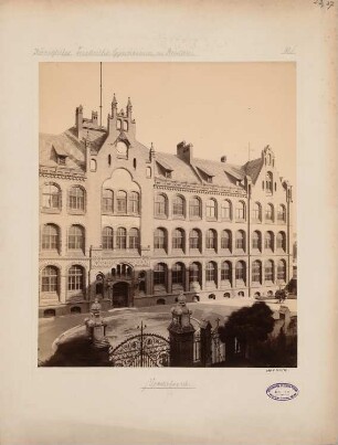 Friedrichs-Gymnasium, Breslau: Vorderansicht