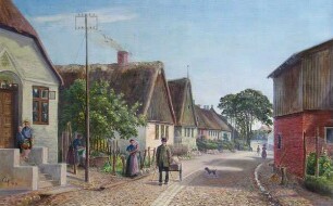 Straße in Alt-Hadersleben