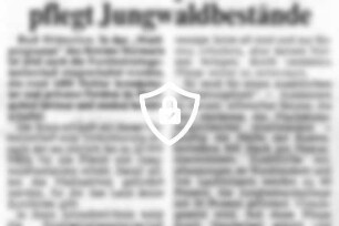 Forstbetriebsgemeinschaft pflegt Jungwaldbestände