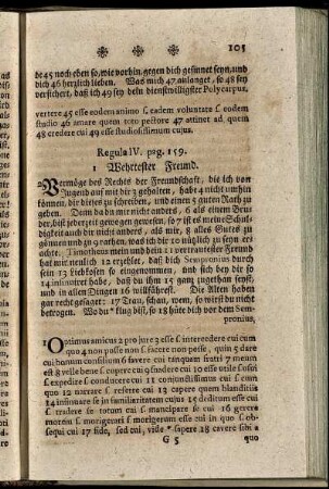 Regula IV. pag. 159.