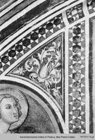 Die Fresken der ehemaligen Cappella del Campanile : Wandfresko: Jugendlicher Heiliger