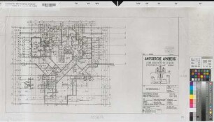 Attendorn, Amtsgericht, Neubau, Untergeschoss 2, Grundriss, Ausführungsplan