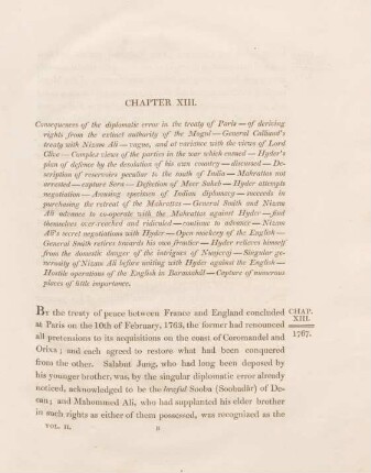 Chapter XIII. Consequences of the diplomatic error in the treaty of Paris - ...