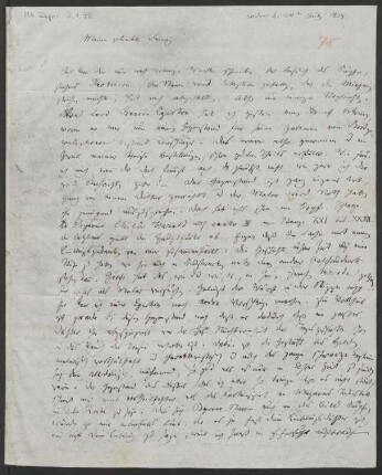 Brief an Fanny Hensel ; 24.07.1838