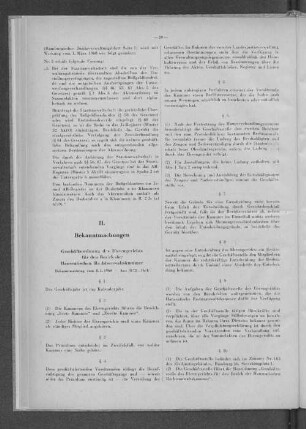 Geschäftsordnung des Ehrengerichts für den Bezirk der Hanseatischen Rechtsanwaltskammer