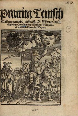 Practica Teutsch : zu Wien gemacht auffs M.D.XXV. iar ...