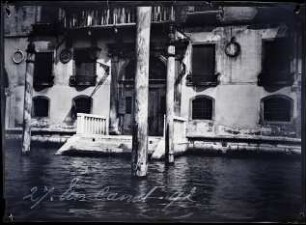 Venedig. Bootsanleger eines Palastes (unbekannt)