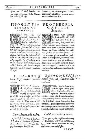 Protheoria Capitis Undecimi.