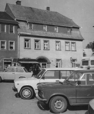 Adorf. Wohnhaus, Ernst-Thälmann-Platz 34. Straßenansicht