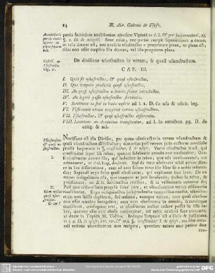 De divisione ususfructus in verum, & quasi usumfructum. Cap. III