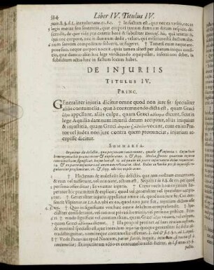 Titulus IV. - Titulus V.