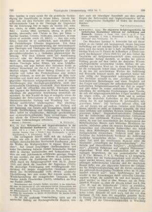 125-126 [Rezension] Alt, Karl, Reformation und Gegenreformation in der freien Reichsstadt Kaufbeuren