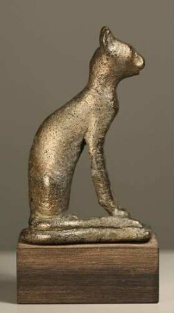 Sitzende Katze
