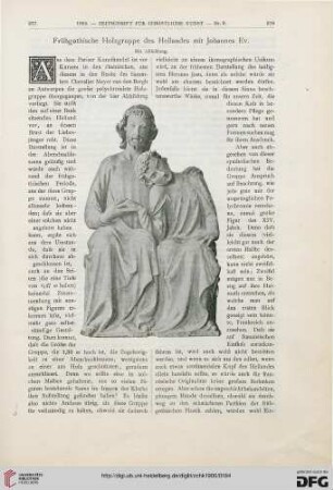 Frühgothische Holzgruppe des Heilandes mit Johannes Ev.
