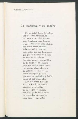La mariposa y su madre