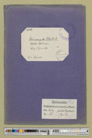 Räumung der Ostgebiete. - Rücknahme deutscher Instrukteure und Agenten. - Freier Zugang zu den Ostgebieten. - Auslieferung der russischen Schiffe: Tschechische Bestrebungen