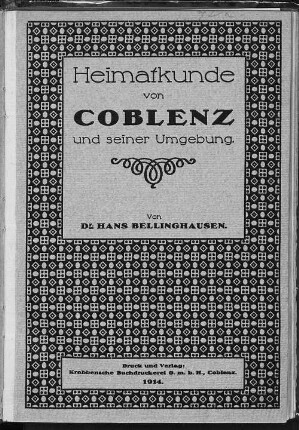 Heimatkunde von Coblenz und seiner Umgebung