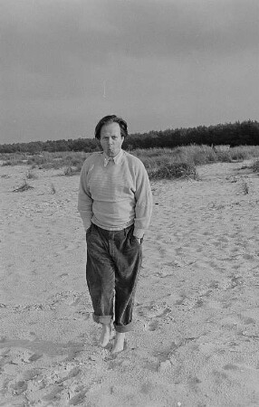 Roger Rössing am Prerower Strand