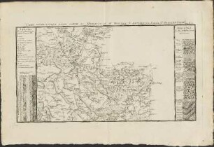 Carte Mineralogique D'Une Partie Du Hainault Où Se Trouvent Valenciennes, Bavay, St. Amant, Et Condé.