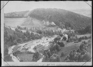 Lauenstein. Am Bahnhof
