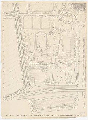 Sportfield Kairo: Indoor Stadium, Sporting School, Lageplan 1:1000