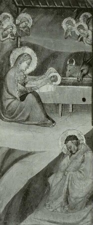 Verkündigungsengel und Geburt Christi