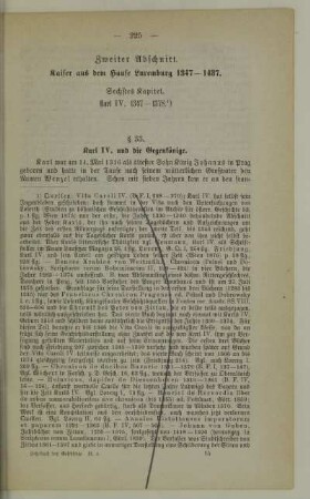 Zweiter Abschnitt. Kaiser aus dem Hause Luxemburg 1347-1437