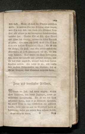 Zwey und dreyßigster Abschnitt.