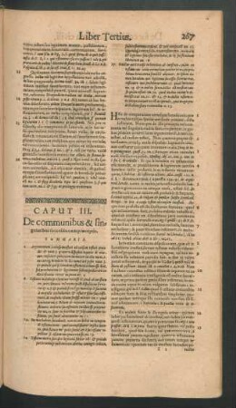Caput III. De communibus & singularibus successionum praeceptis.