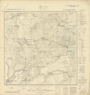 2335 Langen Brütz, Topographische Karte 1:25000 (4cm - Karte)