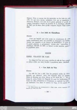 XXXIII XXXII. Vilayet De Van