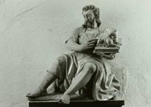 Johannes der Täufer (Rest eines Schnitzaltars)