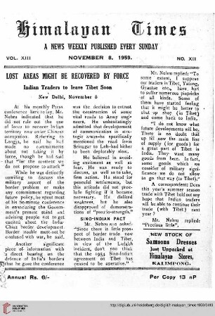 No. XII (08 November 1959)
