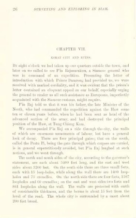 Chapter VII. Korat city and ruins