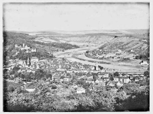 Blick aus Richtung Wartturm auf Wertheim