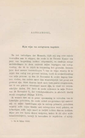 Aanhangsel. Mijne wijze van oorlogvoeren toegelicht