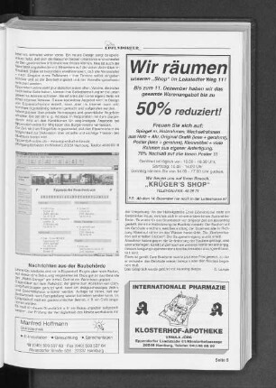Nachrichten aus der Baubehörde