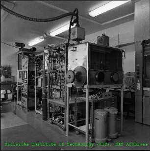 Glasschmelzapparatur der Abteilung Strahlenschutz und Dekontamination (ASD)