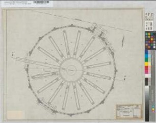 Lokschuppen I Paderborn Hbf, Blatt 1: Grundriß, M. 1:100 Hgl