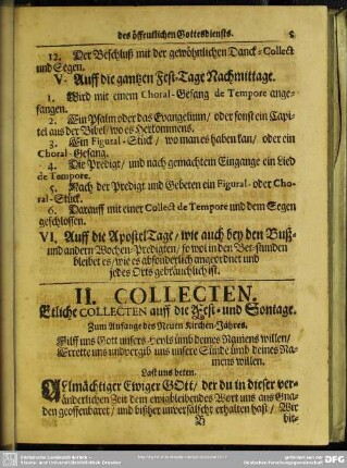 II. Collecten