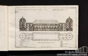 No. 2. Elevation prise par la longueur A.B. Profil die Länge durch A.B.