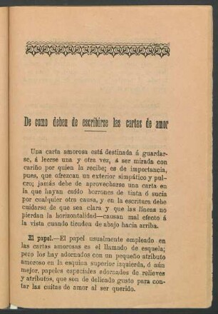 De como deben de escribirse las cartas de amor