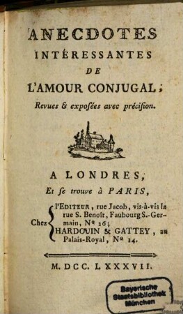 Anecdotes intéressantes de l'amour conjugal