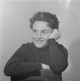 Porträtaufnahmen der Schauspielerin Gisela May : Porträt von Gisela May