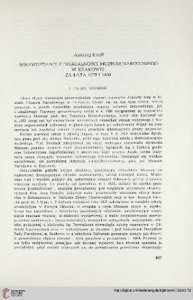6: Sprawozdanie z działalności Muzeum Narodowego w Krakowie za lata 1957 i 1958