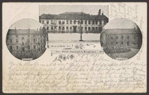 Ansichtskarte „Dienstgebäude der Ober-Militär-Examinations-Kommission“, Lindenstraße