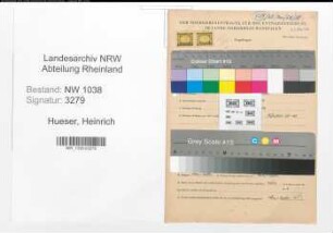 Entnazifizierung Heinrich Hueser , geb. 27.08.1904 (Lehrer)