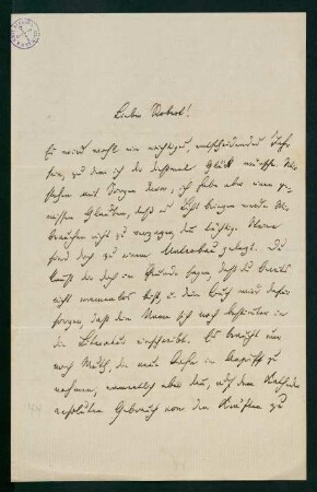 Brief vom 20. Februar 1878